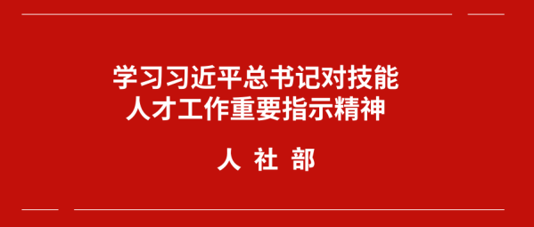 人力资源社会保障部关于在全系统深入学习贯彻落实习近平总书记对技能人才工作重要指示精神的通知